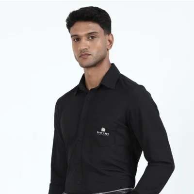 Buy Workday Signature Shirt - Black in bulk for Corporate Gifting | Corporate Gyft