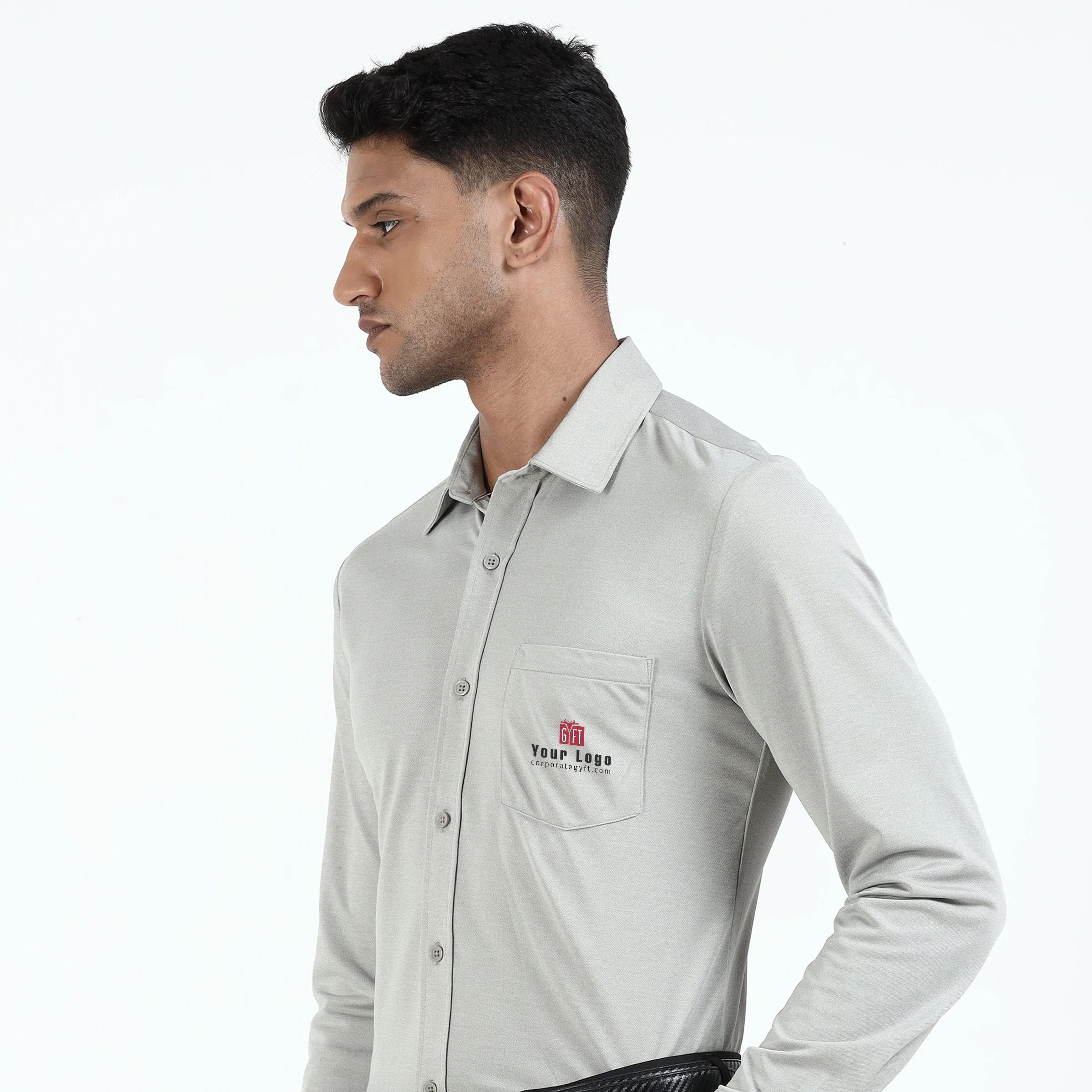 Workday Signature Shirt - Grey Buy Workday Signature Shirt - Grey in bulk for Corporate Gifting | Corporate Gyft