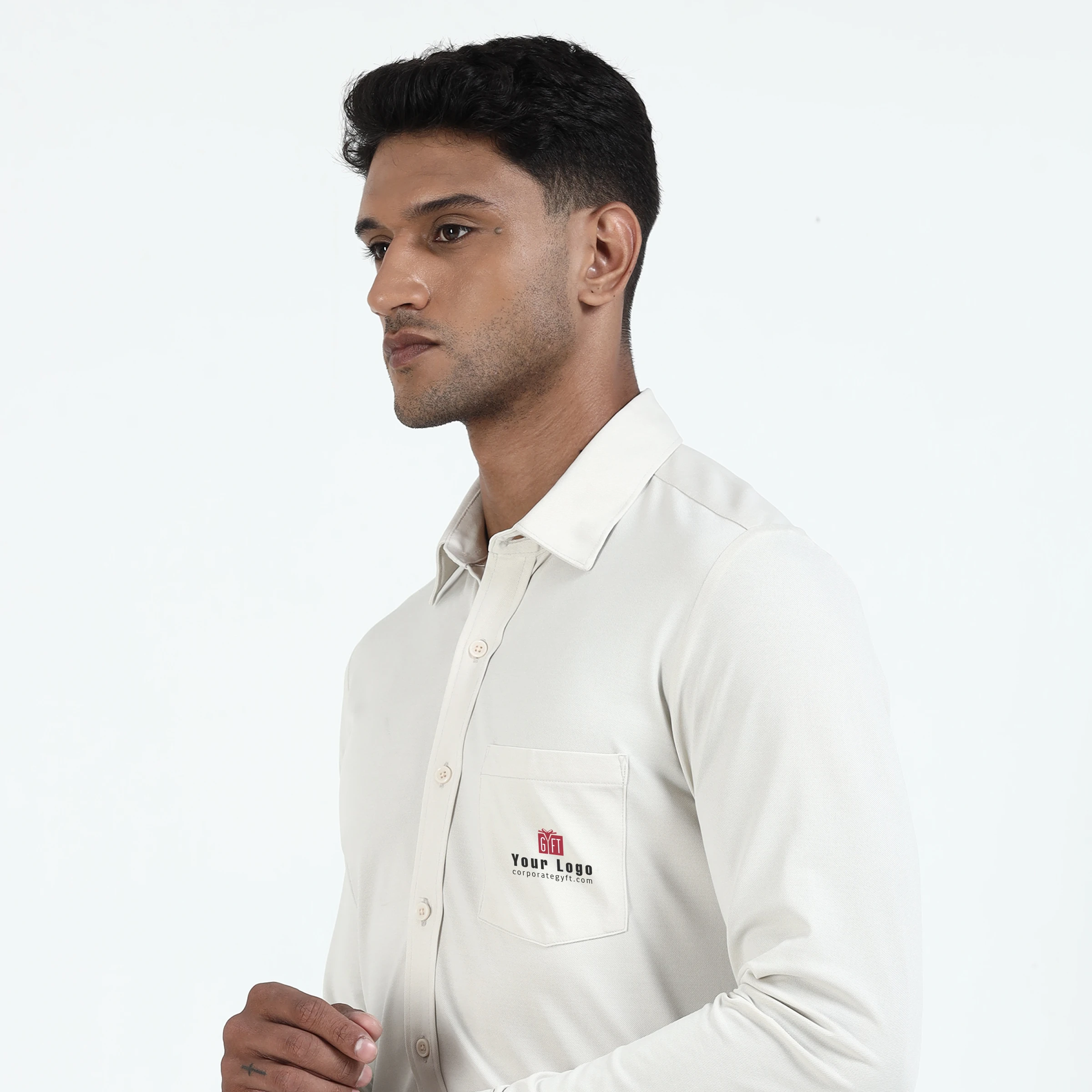 Workday Signature Shirt - Off White Buy Workday Signature Shirt - Off White in bulk for Corporate Gifting | Corporate Gyft
