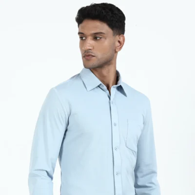 Buy Workday Signature Shirt - Sky Blue in bulk for Corporate Gifting | Corporate Gyft