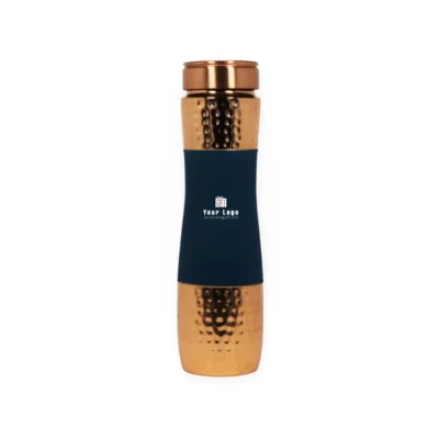 Buy Rubber Coated Copper Bottle in bulk for Corporate Gifting | Corporate Gyft