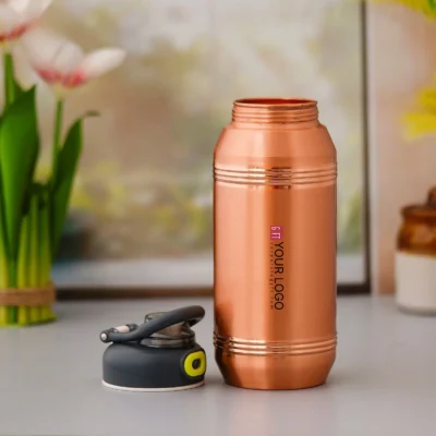 Buy Classic Wellness Copper Bottle in bulk for Corporate Gifting | Corporate Gyft