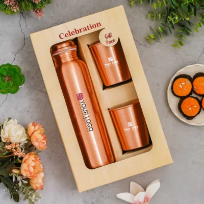 Copper Drinkware Gift Set