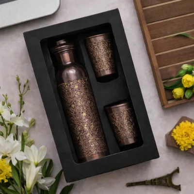 Buy Heritage Copper Gift Set in bulk for Corporate Gifting | Corporate Gyft