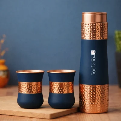 Buy Artisan Copper Wellness Gift Set in bulk for Corporate Gifting | Corporate Gyft