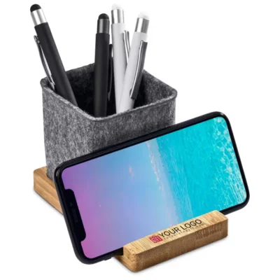 Buy WoodWork Desk Organizer in bulk for Corporate Gifting | Corporate Gyft