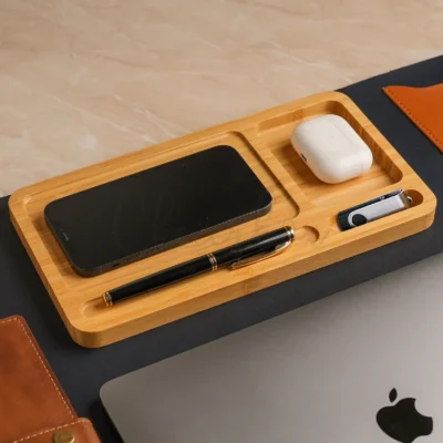Buy Wireless Charging Desk Organizer in bulk for Corporate Gifting | Corporate Gyft