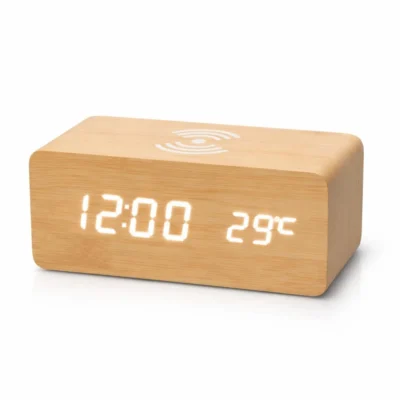 Buy Wireless Charging Clock Station in bulk for Corporate Gifting | Corporate Gyft