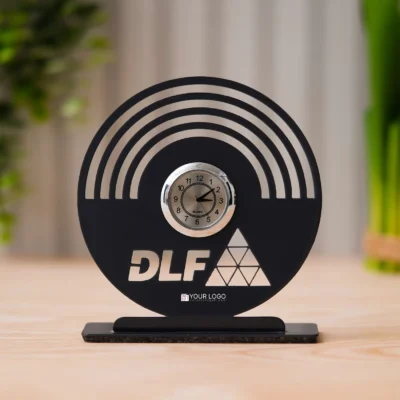 Buy Premium Dye Cut Desk Clock in bulk for Corporate Gifting | Corporate Gyft