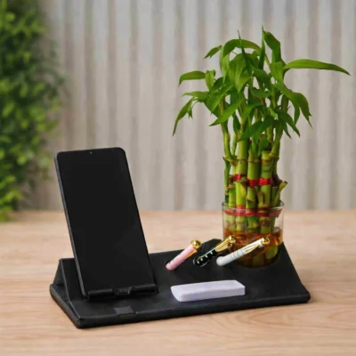 Buy Executive Green Desk Organizer in bulk for Corporate Gifting | Corporate Gyft