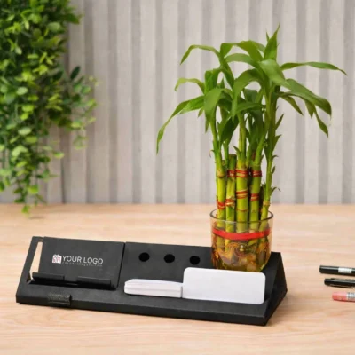 Buy Executive Green Desk Organizer in bulk for Corporate Gifting | Corporate Gyft
