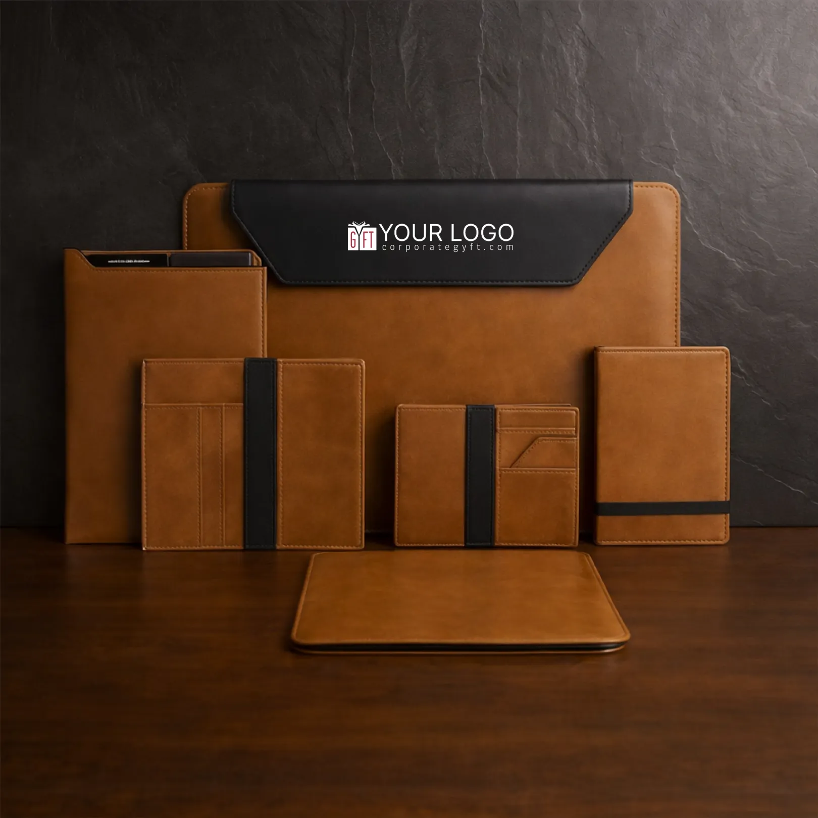 Vegan Leather Corporate Gift Set