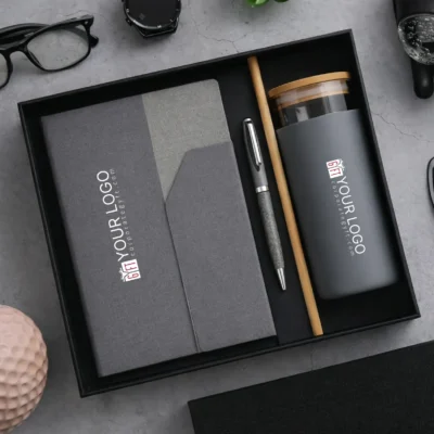 Buy Modern Office Companion Set - Grey in bulk for Corporate Gifting | Corporate Gyft