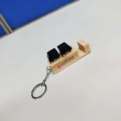 Buy Bamboo 3-in-1 Utility Keychain in bulk for Corporate Gifting | Corporate Gyft