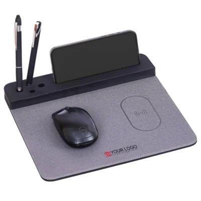 Buy Wireless Charging Desk Pad in bulk for Corporate Gifting | Corporate Gyft