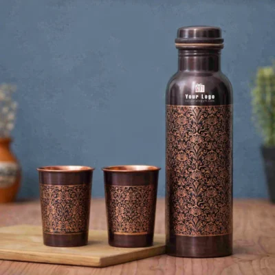 Buy Heritage Copper Gift Set in bulk for Corporate Gifting | Corporate Gyft