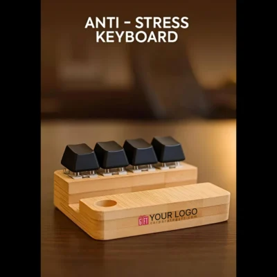 Buy Bamboo Anti Stress Desk Organizer in bulk for Corporate Gifting | Corporate Gyft