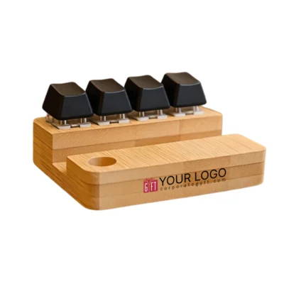 Buy Bamboo Anti Stress Desk Organizer in bulk for Corporate Gifting | Corporate Gyft