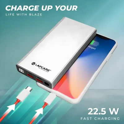 Buy Lapcare Portable Fast Charger in bulk for Corporate Gifting | Corporate Gyft