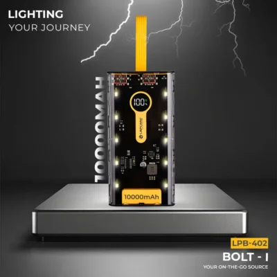 Buy Lapcare 22 W Transparent Power Bank in bulk for Corporate Gifting | Corporate Gyft