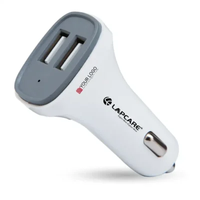 Buy Lapcare Car Charger With Dual Ports in bulk for Corporate Gifting | Corporate Gyft