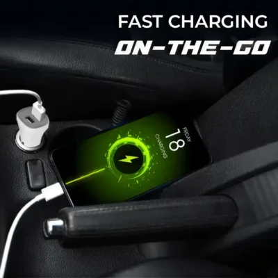 Buy Lapcare Car Charger With Dual Ports in bulk for Corporate Gifting | Corporate Gyft