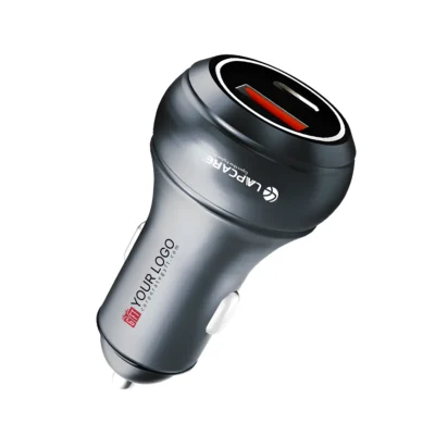 Buy Lapcare Carge 145 Car Charger - Gun Metal in bulk for Corporate Gifting | Corporate Gyft