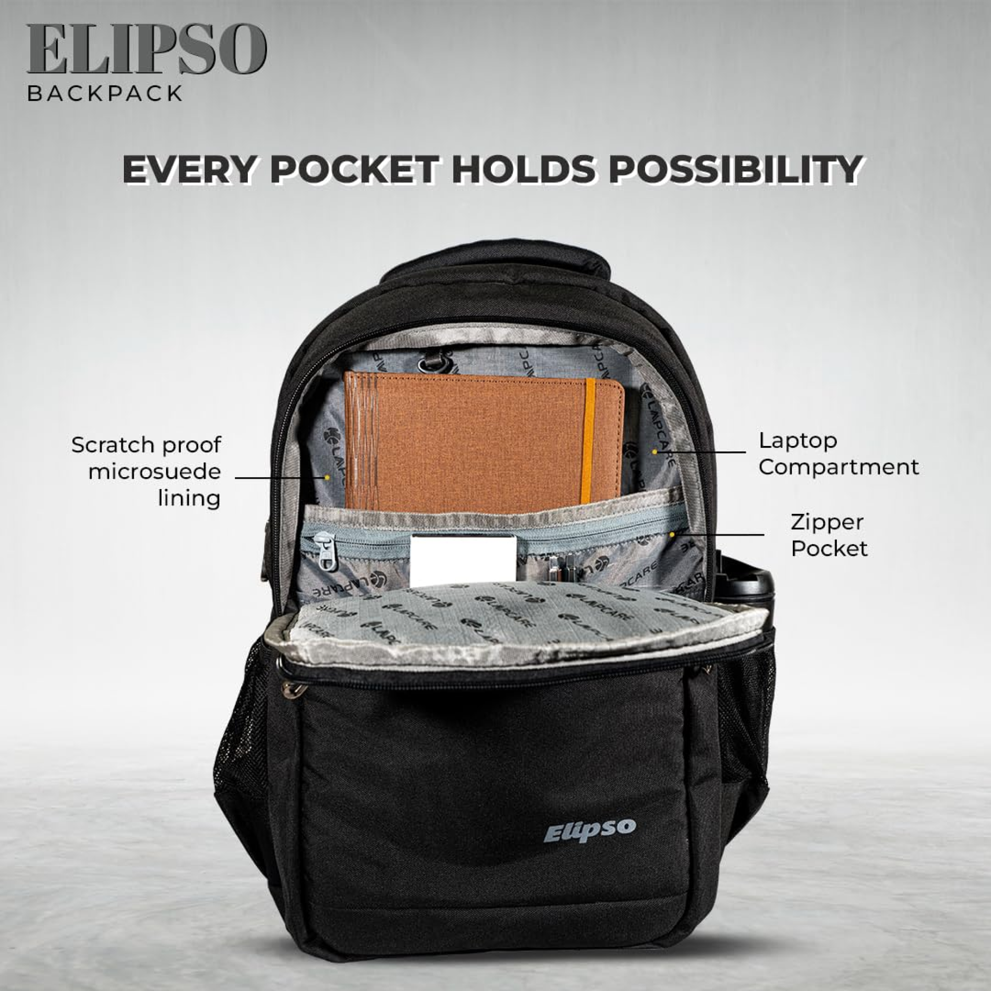 Lapcare Elipso Backpack Buy Lapcare Elipso Backpack in bulk for Corporate Gifting | Corporate Gyft
