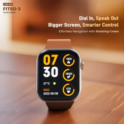 Buy Lapcare Bluetooth Calling Smartwatch – Gold in bulk for Corporate Gifting | Corporate Gyft