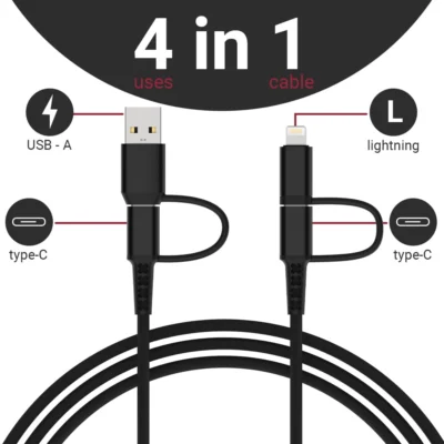 Buy Lapcare All-In-One Charging Cable in bulk for Corporate Gifting | Corporate Gyft