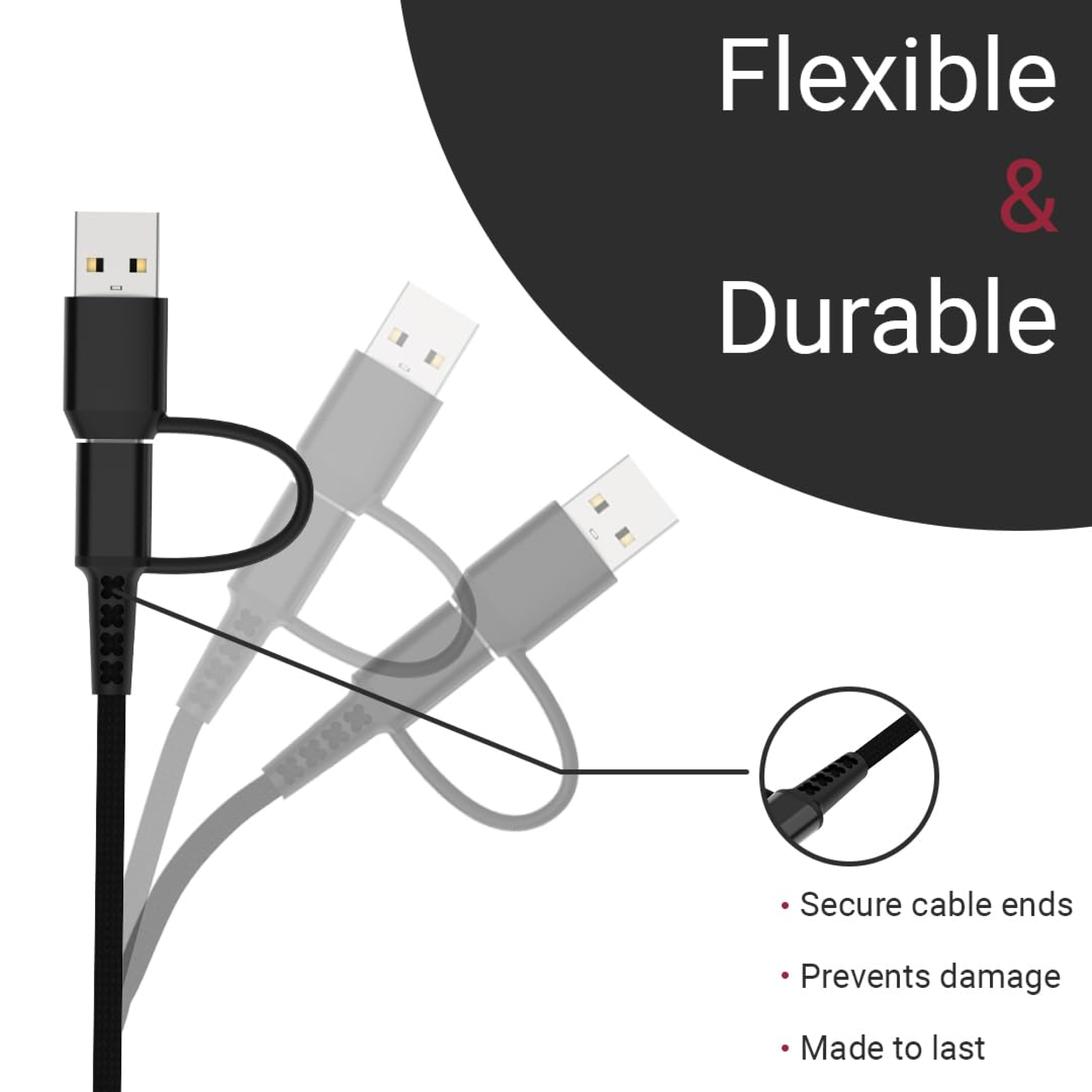 Lapcare All-In-One Charging Cable Buy Lapcare All-In-One Charging Cable in bulk for Corporate Gifting | Corporate Gyft