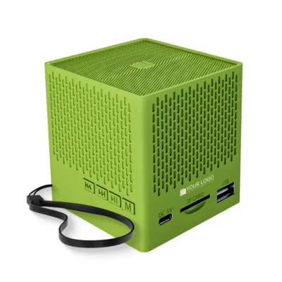 Buy Lapcare Kube Portable Bluetooth Speaker – Green in bulk for Corporate Gifting | Corporate Gyft