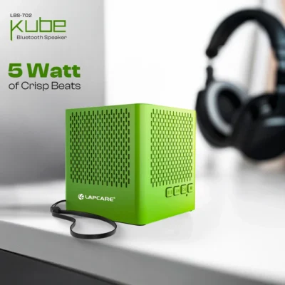 Buy Lapcare Kube Portable Bluetooth Speaker – Green in bulk for Corporate Gifting | Corporate Gyft