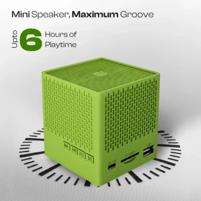 Buy Lapcare Kube Portable Bluetooth Speaker – Green in bulk for Corporate Gifting | Corporate Gyft