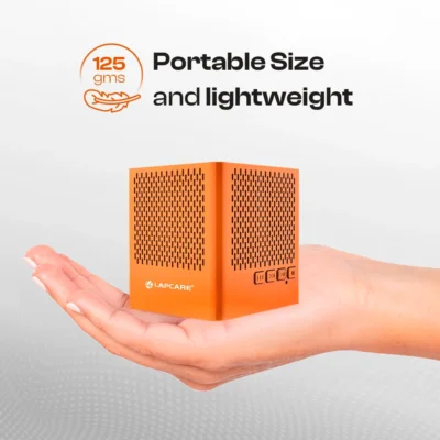 Buy Lapcare Kube Portable Bluetooth Speaker – Orange in bulk for Corporate Gifting | Corporate Gyft
