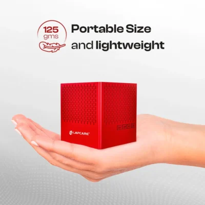 Buy Lapcare Kube Portable Bluetooth Speaker – Red in bulk for Corporate Gifting | Corporate Gyft