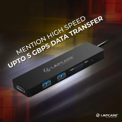 Buy Lapcare Lap-C 5 in 1 Hub in bulk for Corporate Gifting | Corporate Gyft