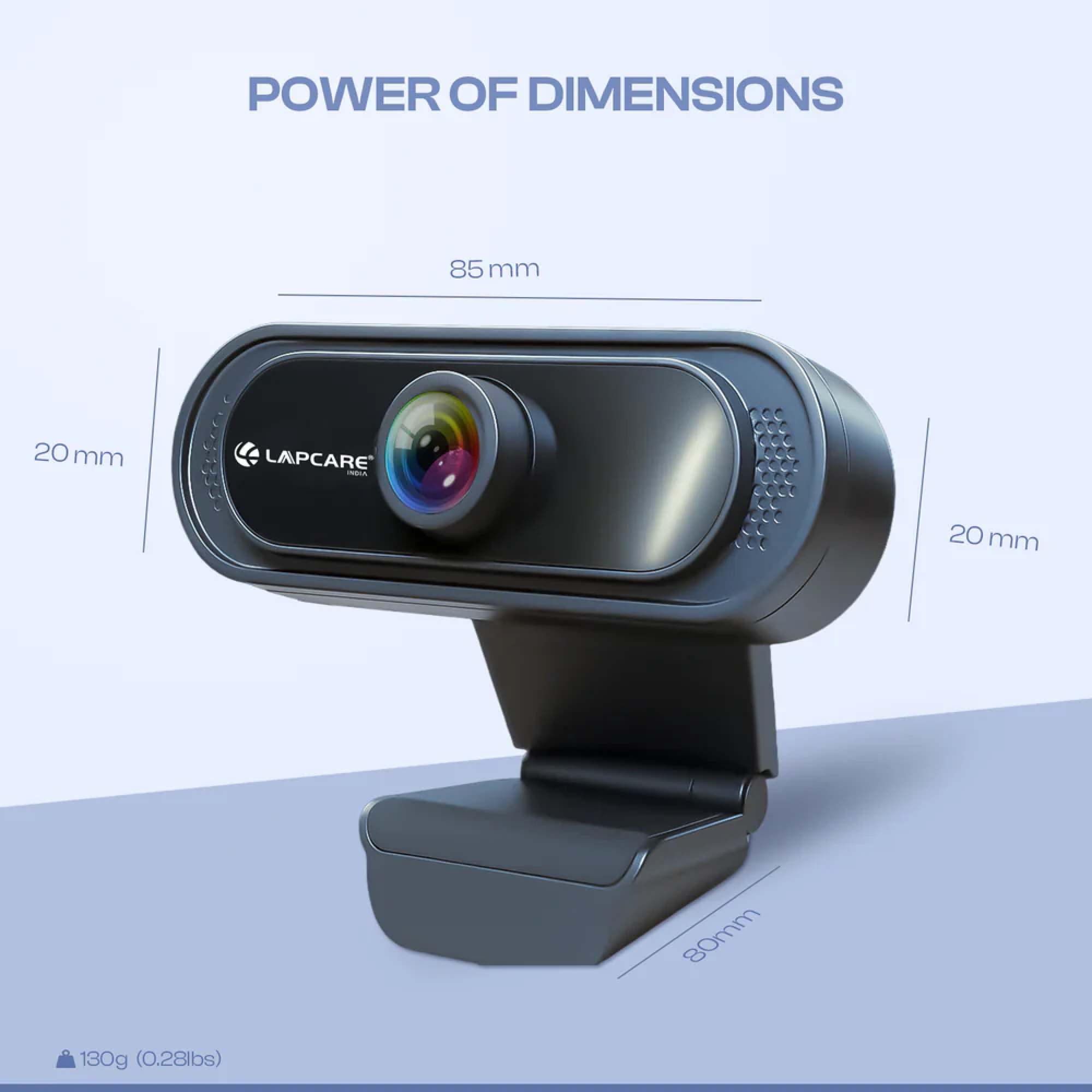 Lapcare Lapcam Wide Angle HD Webcam Buy Lapcare Lapcam Wide Angle HD Webcam in bulk for Corporate Gifting | Corporate Gyft