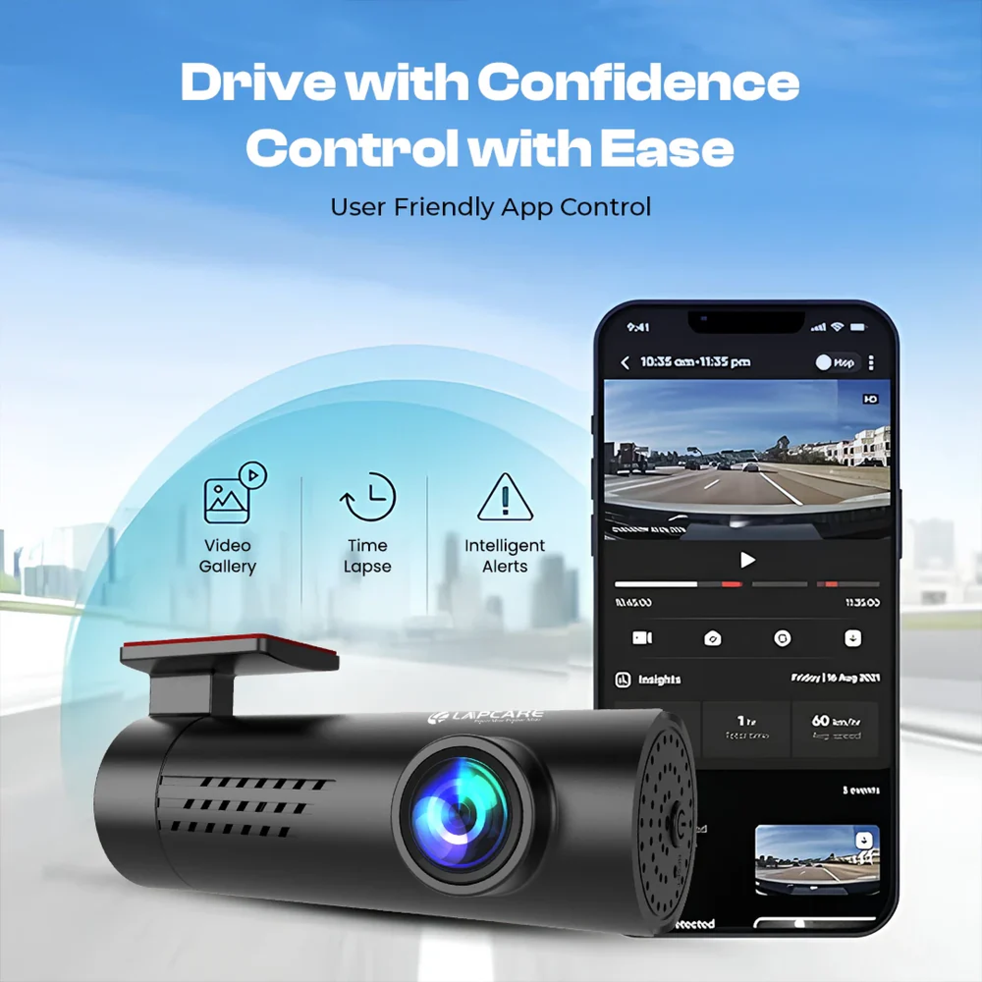 Lapcare Lapcam Dash Camera Buy Lapcare Lapcam Dash Camera in bulk for Corporate Gifting | Corporate Gyft