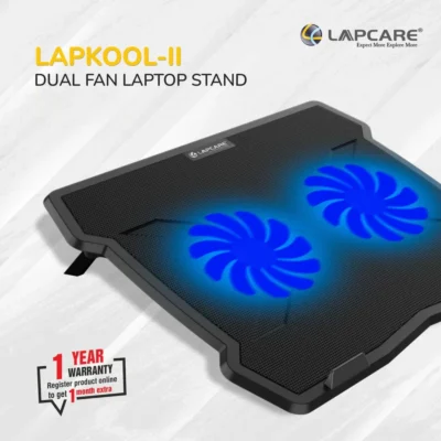 Buy Lapcare Lapkool-II Dual Fan Laptop Stand in bulk for Corporate Gifting | Corporate Gyft