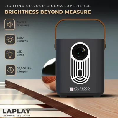 Buy Lapcare Laplay 4K Smart Projector in bulk for Corporate Gifting | Corporate Gyft