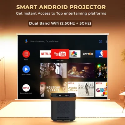 Buy Lapcare Laplay 4K Smart Projector in bulk for Corporate Gifting | Corporate Gyft
