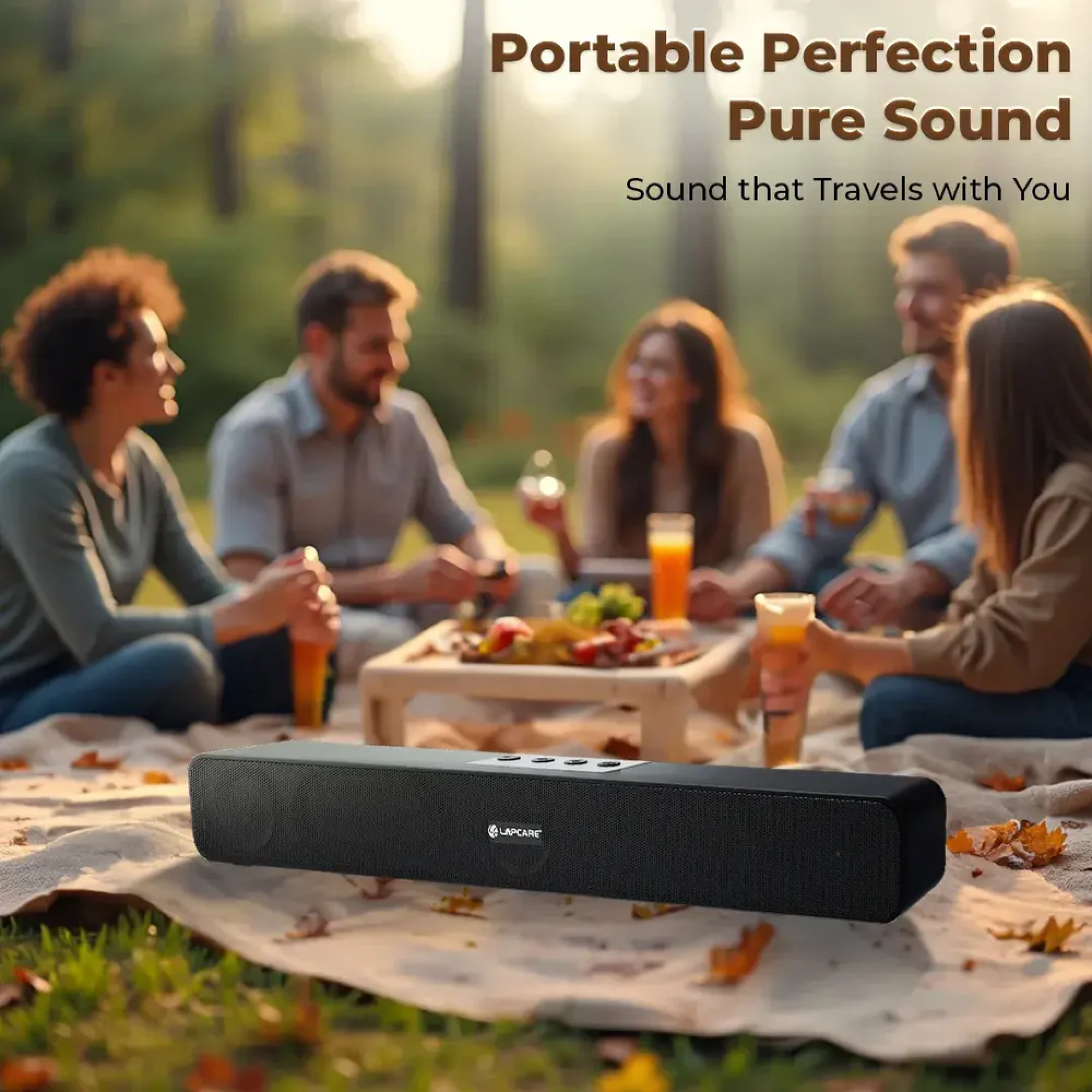 Lapcare Musibar 7 Bluetooth Soundbar – Black Buy Lapcare Musibar 7 Bluetooth Soundbar – Black in bulk for Corporate Gifting | Corporate Gyft