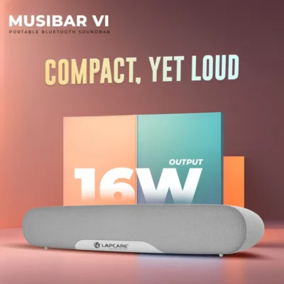 Buy Lapcare Musibar VI Bluetooth Soundbar – White in bulk for Corporate Gifting | Corporate Gyft