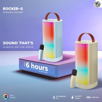 Buy Lapcare Rocker II Speaker with Mic - Blue in bulk for Corporate Gifting | Corporate Gyft