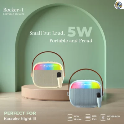 Buy Lapcare Rocker I Bluetooth Speaker with Mic - Blue in bulk for Corporate Gifting | Corporate Gyft