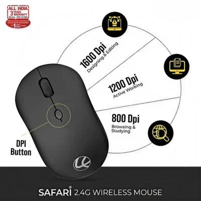 Buy Lapcare Safari 006 Wireless Mouse in bulk for Corporate Gifting | Corporate Gyft