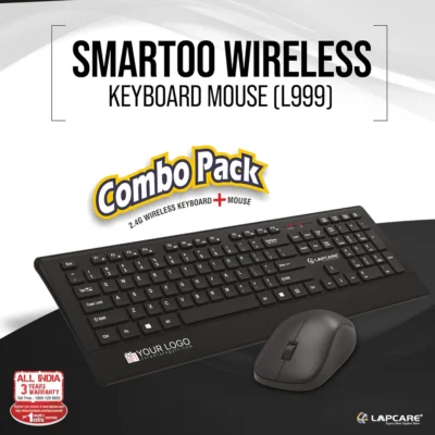 Buy Lapcare Smartoo Wireless Combo Keyboard and Mouse in bulk for Corporate Gifting | Corporate Gyft