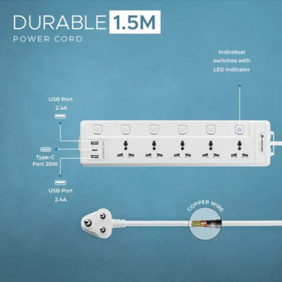 Buy Lapcare Surgee Smart Switch Board in bulk for Corporate Gifting | Corporate Gyft