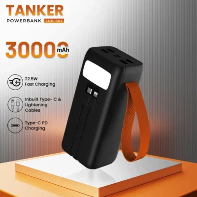 Buy Lapcare 30k mAh Multi-Port Power Bank in bulk for Corporate Gifting | Corporate Gyft